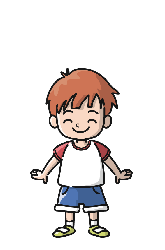 少年(微笑み)